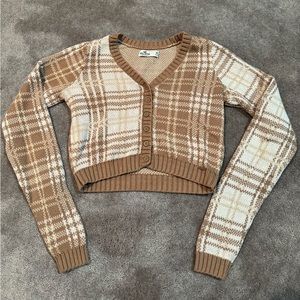 X-Small Hollister Cropped Cardigan
